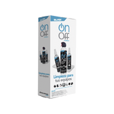 Kit de Limpieza, incluye 4 productos especializados en limpieza de pantallas y superficies, equipo de cómputo y electrónicos